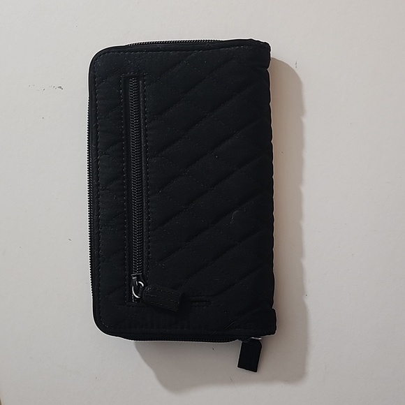 Vera Bradley Black Quilted Turn-Lock Wallet - Picture 7 of 7